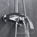 Fast Install Reliably Sealing Stainless Steel Shower Set